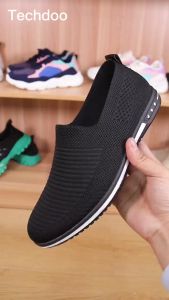 Techdoo Sepatu Slip On Pria Olahraga & Sepatu Casual Fashion Pria MR134