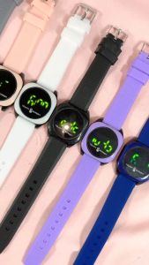PROMO!!!! Jam Tangan Wanita Strap Rubber Karet Display LED Digital Terbaru 2025