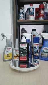 Kem đánh bóng và bảo vệ sơn màu đen xe ô tô Sonax 296141 250ml - Tốc độ 247 phục hồi sơn cũ tăng độ mịn cho mặt sơn