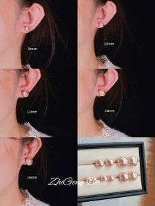 Elegant French Style Soft Aurora Pink Pearl Versatile Ear Cuffs Fashionable Decorative Gold Plated Jewelry for Women