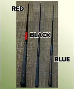 FIBER BLUE HORN TIP Standard Size Tako ng Pool - ( 50"-55" long / 8-9mm tip / 230-270 grams ) Gawa sa 2nd hand Golf Bat Stick 1pc
