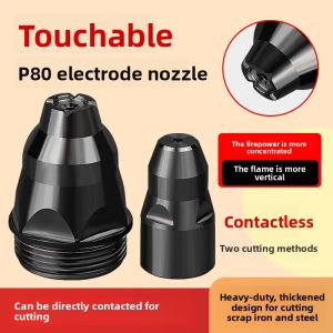 LECAN | Plasma Cutting Nozzle with Contact Electrode and Protective Cap