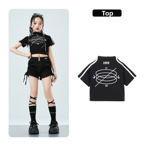 XINGYULI | Girls Crop Top Jazz Dance Costume for Summer