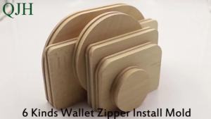 1Pcs DIY Leather Sewing Craft Zipper Auxiliary Installation Tool Handmade Leather Diy Tool Wallet Handbag Zipper Auxiliary Tool
