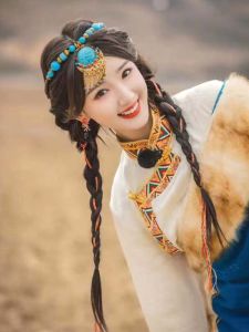 Colorful Ethnic Style Hair Accessories Womens Braided Hair Ties Ribbon Flower Hairpins Twist Hair Bands Fashionable Hair Accessories
