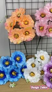 Bunga Artifisial Poppy x5 Dekorasi Bunga Pelaminan Hantaran Buket Bunga