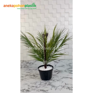 Pohon Hias Artificial Daun Palem X12 Latex Pot Dasar Hitam Hiasan Rumah Hiasan Dekorasi Ruangan Aesthetic