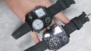 Cool Quartz Watch Outdoor Hiking Compass Mens Watch for High School Students Niche Special Forces Military Watch