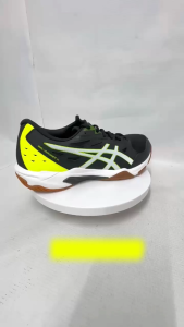 S 1071A091 Gel Rocket 11 Court Shoes Men Indoor BK/W Mesh Sport Shoes / Kasut Sukan Lelaki