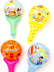 New Cartoon Animal Handheld Balloons Childrens Day Nursery Activities Birthday Party Decorations Outdoor Festival Supplies