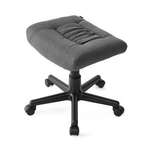 Sanwa Adjustable Height Footrest Stool Ergonomic Modern Simple Leather Sofa Chair Nail Beauty Chair Foot Pedal Stool Desk Stool