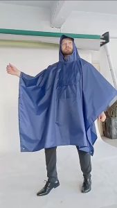 Motorcycle Raincoat, Reusable, Waterproof Rain Coat, For Adult