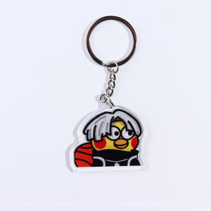 Kunkun Chicken You Are So Beautiful Keychain Cai Xukun Peripheral Ikun Spoof Little Black Ornament Mobile Phone Pendant Key Chain