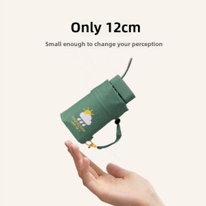 Ultra-light Portable Mini Sunshade Umbrella for Women UV Protection Sunscreen Foldable Rain And Sun Dual-use Pocket-size Umbrella