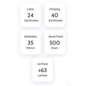 Kantong Plastik Kresek Merah Merk Loco Tebal Ukuran 17 24 28 35 40