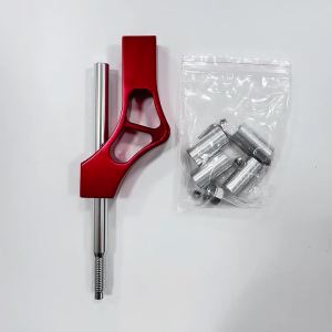 Adjustable Weighted Car Aluminum Shift Knob Extension Height Lever Gear Shifter Extender Universal with 8 10 12 Adapters