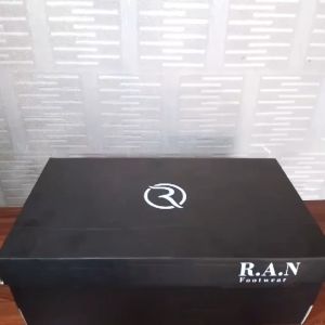 RAGAZZO BLACK |MNM x RAN| Sepatu Pantofel Pria Formal Shoes SOL JAHIT