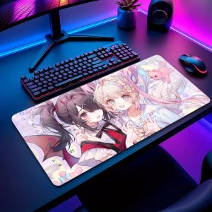 BILIBILI | Game N-Needy Streamer Overload Mouse Pad Non-slip Thickened MousePad Large Writing Lockedge Office Student Gaming Cushion