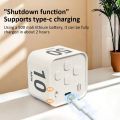Cubic Visual Timer 60 Minutes Positive/Countdown Silent Timer Type-C Gravity Sensor Digital Alarm Timer for Cooking Study Shower. 