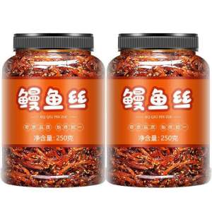 Honey Spicy Ready-to-Eat Eel Jerky Snacks 500g Can