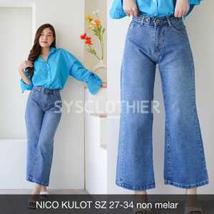 Celana Jeans Wanita Nico Kulot Premium - SYS Clothier