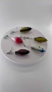 1PC Whopper Popper Topwater Mồi Câu Cá 11G/16G Nhân Tạo Mồi Cứng Với Đuôi Xoay Mềm Cho Bass Câu Cá