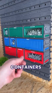 Modular storage organiser - Cargo Container
