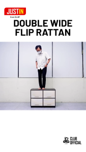 CLUB Justin WIDE - Lemari Pakaian Plastik Lemari Plastik Susun Rak Serbaguna Kabinet Minimalis