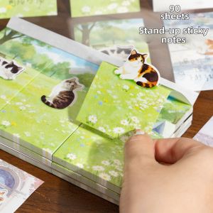 Creative Stand-up Memo Pad 90 Sheets