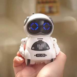 Pocket Rc Robot Talking Interactive Dialogue Voice Recognition Record Singing Dancing Telling Story Mini Rc Robot T
