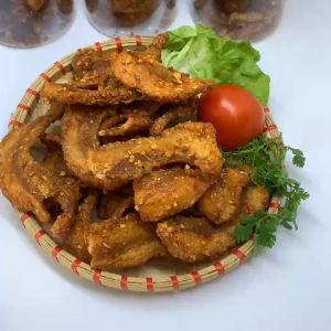 Ba Rọi Mắm Tỏi 250Gr Ba Rọi Chiên Mắm Tỏi VNFoods