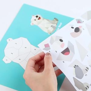 Bộ Tranh Ghép Hình 3D Dán Hình Số Tự Làm Sáng Tạo (8 Mẫu) Dành Cho Trẻ Em Rèn Luyện Sự Tập Trung Đồ Dùng Học Tập Thân Thiện Với Trẻ Em