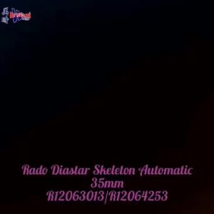 🔥NEW ARRIVAL🔥Rado Diastar Skeleton Automatic 35mm Grey R12063013/ Gold R12064253 Men Watch