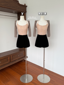 Elegant Antique Girl Embroidered Lace Crop Top Womens Slim Fit Inner Wear Short Style Pure Color Summer Fashion Vest