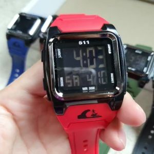 BISA BAYAR DITEMPAT jam tangan pria jam tangan anti air digital dIameter 4cm tali rubber