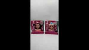 Princess Majestic Hair Styling Doll Set w/ Real Hair Styling Accessories Beauty Play Set