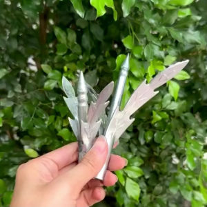 Bộ 5 Chông Sắt Trang Trí Cao 10cm Hàn Vào Đỉnh Hàng Rào Chống Trộm Phụ Kiện Cửa Rào Bảo Vệ Nhà Cửa