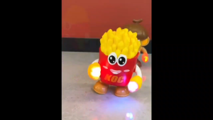 Children singing and dancing french fries robot baby 0-1 years old talking early education toys
