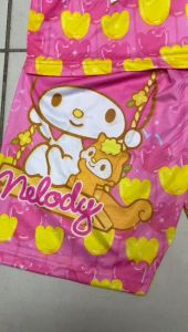 SETELAN ANAK PEREMPUAN/SET BAJU TIDUR ANAK/SETELAN GAMBAR/SAN RIO/MELODY/HELLO KITTY
