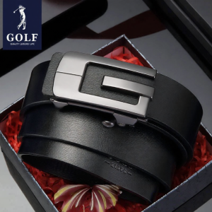 Golf | Automatic Buckle Genuine Leather Mens Belt