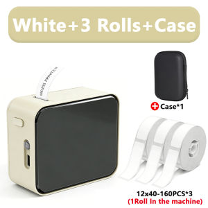 Marklife P15 Mini Thermal Label Printer Bluetooth Wireless Adhesive Sticker Labeling Machine DIY Barcode Tags OT 3PK Label Paper
