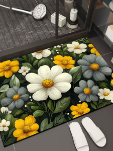 Thảm Phòng Tắm Thạch Anh Thấm Hút Nhanh Khô Thảm Phòng Tắm Phòng Vệ Sinh Thảm Cửa Phòng Tắm Chống Trượt Thảm Lót Sàn Nhỏ