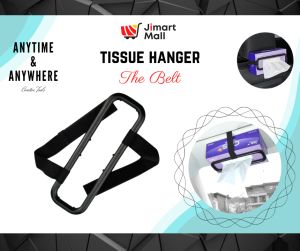 CAR TISSUE HANGER BOX HOLDER Universal Napkin Tisu Holder Box Elastic Back Seat Chair Sun Visor Organizer Headrest 汽车储物