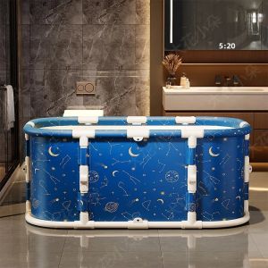 New No-assembly Foldable Bath Tub for Adults and Children Long