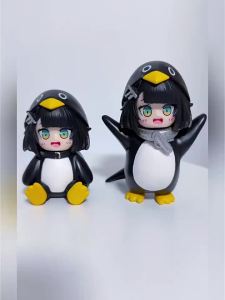 Bandai | Gugugaga Little Penguin Administrator PVC Figure Birthday Gift Model Ornament Model Anime Collection Desk Display Exhibit Gift