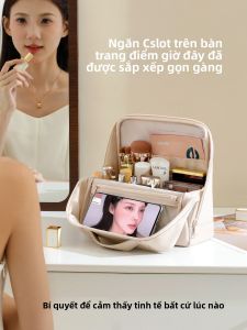 TIANZONG | Túi Đựng Mỹ Phẩm Dáng Đứng Dung Tích Lớn Nhiều Ngăn Đa Năng