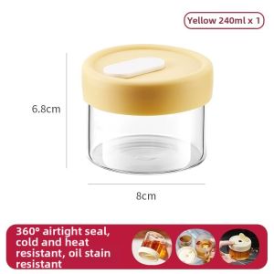 Heat Resistant Oil Storage Jar