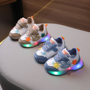 Light-up Soft Bottom Anti-slip Baby Learning Shoes