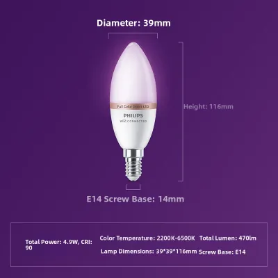 Philips | Color-Changing Smart LED Bulb E14