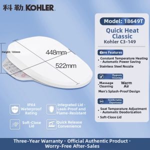 Kohler | Smart Antibacterial Drying Auto Flushing Toilet Seat